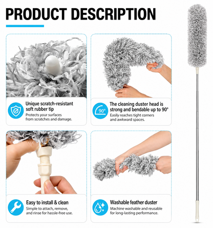 Microfiber Duster for Cleaning