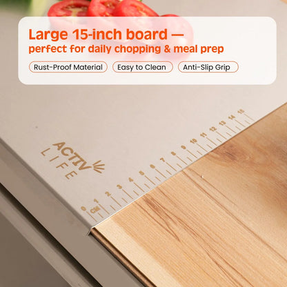 Premium Stainless Steel Chopping Board