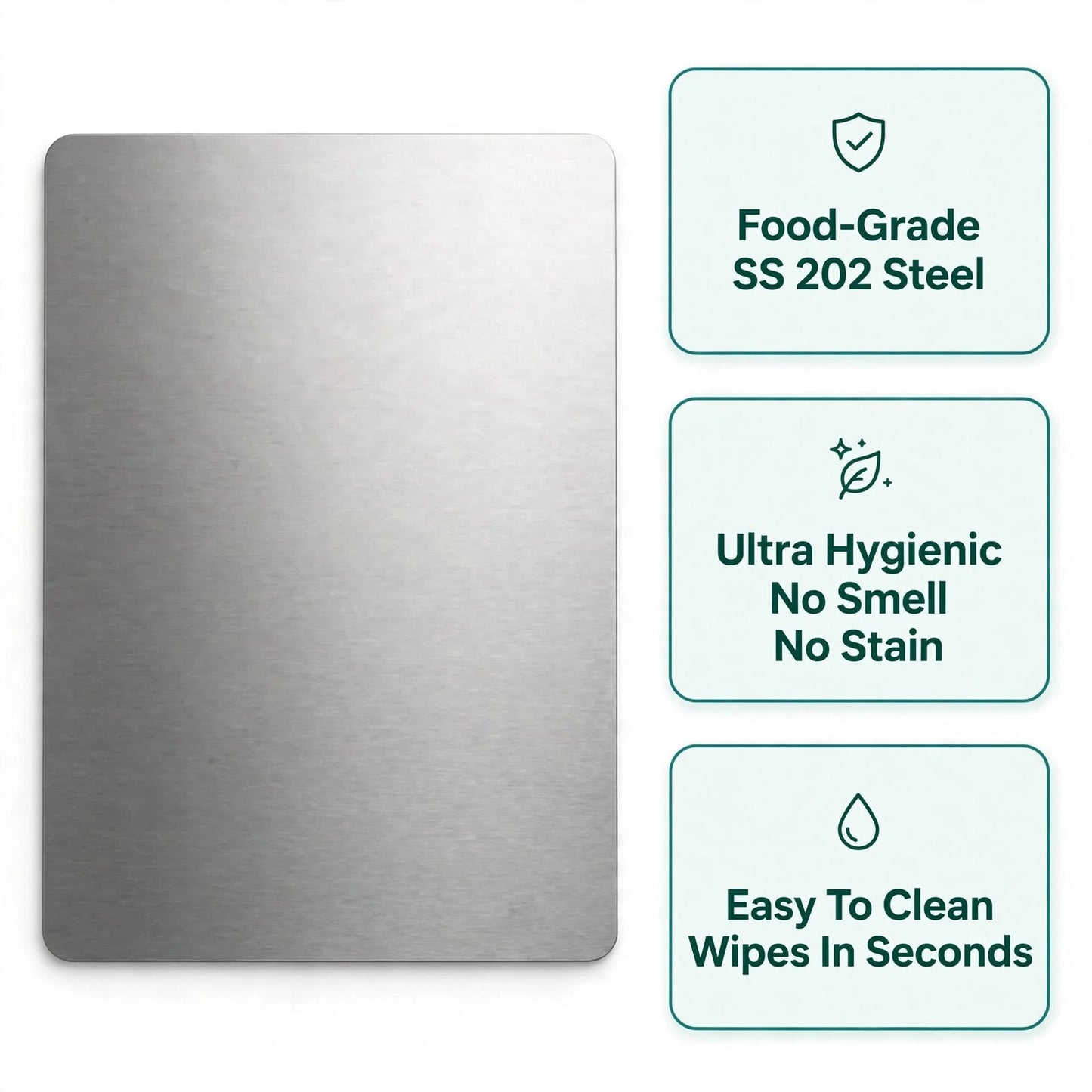 Premium Stainless Steel Chopping Board