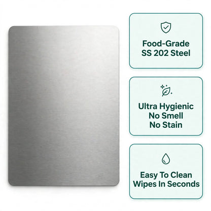 Premium Stainless Steel Chopping Board
