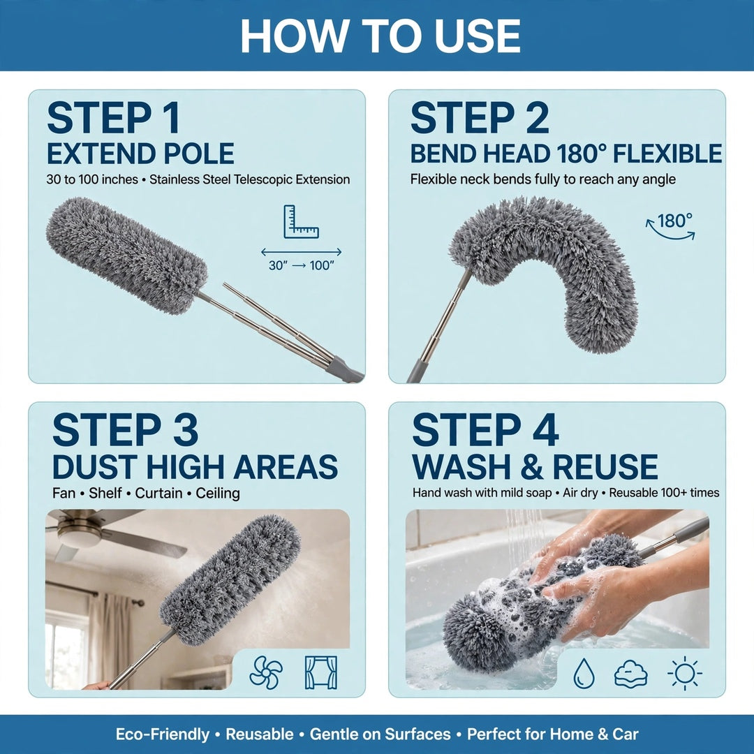 Microfiber Duster for Cleaning